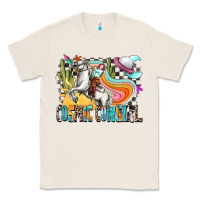 Natural cosmic cowgirl Classic Tee - Zillion Design Studio