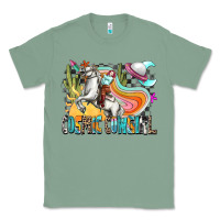 Sage cosmic cowgirl Classic Tee - Zillion Design Studio