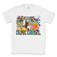 White cosmic cowgirl Classic Tee - Zillion Design Studio