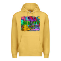 Antique Gold colorful leopard background Premium Hoodie - RanaPortraitStore