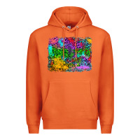 Carrot colorful leopard background Premium Hoodie - RanaPortraitStore