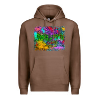 Chestnut colorful leopard background Premium Hoodie - RanaPortraitStore