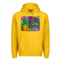 Lemon colorful leopard background Premium Hoodie - RanaPortraitStore
