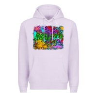 Lilac colorful leopard background Premium Hoodie - RanaPortraitStore