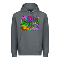 Rock colorful leopard background Premium Hoodie - RanaPortraitStore