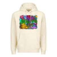 Sandshell colorful leopard background Premium Hoodie - RanaPortraitStore