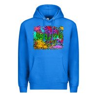 True Royal colorful leopard background Premium Hoodie - RanaPortraitStore
