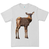 Dove Grey elk fawn deer Premium Tee - LillyAllenDesigns