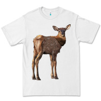 White elk fawn deer Premium Tee - LillyAllenDesigns