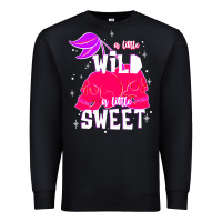 Black a little wild a little sweet Premium Sweatshirt - JahusDesignShop