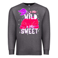 Charcoal Heather a little wild a little sweet Premium Sweatshirt - JahusDesignShop