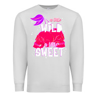 Dove Grey a little wild a little sweet Premium Sweatshirt - JahusDesignShop