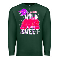 Sports Green a little wild a little sweet Premium Sweatshirt - JahusDesignShop