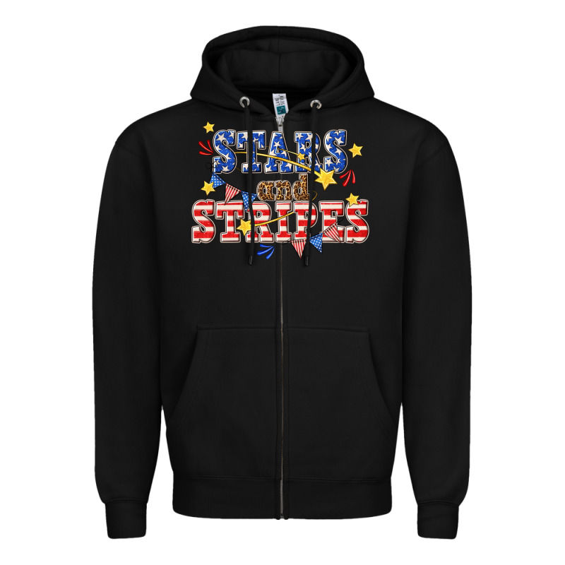 Stars And Striper Billie Wilder Zipper Hoodie by texasbilliewilder | Teevron