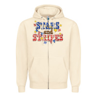 Sandshell stars and striper billie wilder Zipper Hoodie - texasbilliewilder