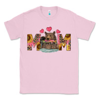 Bubblegum Pink Mom Bear With Sunflowers Classic Tee - RanaPortraitStore