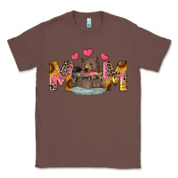 Chestnut Mom Bear With Sunflowers Classic Tee - RanaPortraitStore