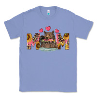 Colony Blue Mom Bear With Sunflowers Classic Tee - RanaPortraitStore