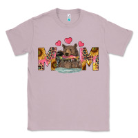 Lilac Mom Bear With Sunflowers Classic Tee - RanaPortraitStore