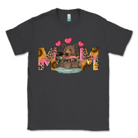 Smoke Mom Bear With Sunflowers Classic Tee - RanaPortraitStore