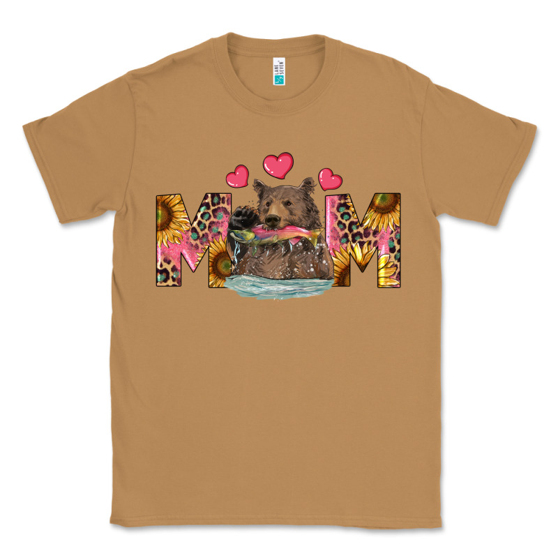 Mom Bear With Sunflowers Classic Tee by RanaPortraitStore | Teevron