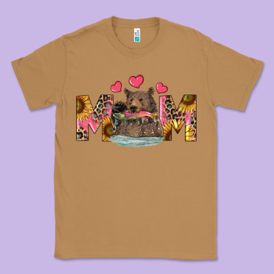 Mom Bear With Sunflowers Classic Tee Designed By Ranaportraitstore
