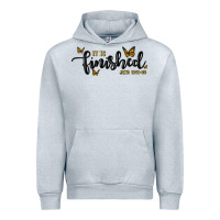 Heather Grey it is finished Urban Hoodie - MaliasSmallBusiness