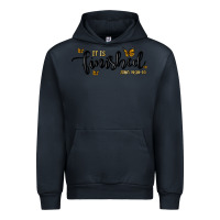 Navy it is finished Urban Hoodie - MaliasSmallBusiness