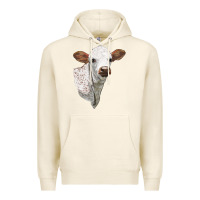 Tofu Texas Longhorn Calf Face Premium Hoodie - LillyAllenDesigns