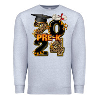 Heather Grey 2024 pre k graduation Premium Sweatshirt - AdoDesignShop