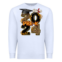 White 2024 pre k graduation Premium Sweatshirt - AdoDesignShop