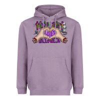 Lavender this girl loves halloween Heavyweight Hoodie - CowhideDigitalArt