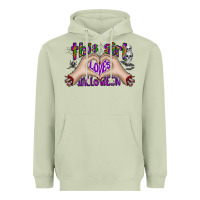 Matcha this girl loves halloween Heavyweight Hoodie - CowhideDigitalArt