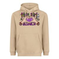 Mushroom this girl loves halloween Heavyweight Hoodie - CowhideDigitalArt