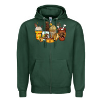 Sports Green labrador retriever coffee cups Zipper Hoodie - Zillion Design Studio
