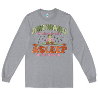 Heather Grey awkward in the streets asleep in the sheets Long Sleeve Tee - MaliasSmallBusiness