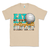 Mushroom eat sleep volleyball repeat Classic Tee - texasbilliewilder