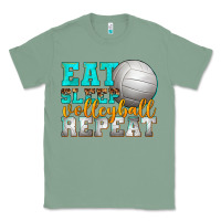 Sage eat sleep volleyball repeat Classic Tee - texasbilliewilder