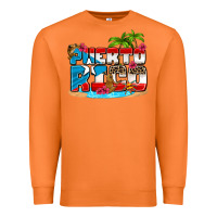 Carrot puerto rico and flowers with frog Premium Sweatshirt - AdoDesignShop