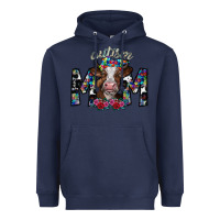 Navy autism mom 2 Heavyweight Hoodie - SublimationCraftShop
