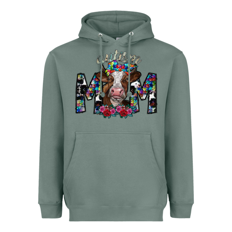 Autism Mom 2 Heavyweight Hoodie by SublimationCraftShop | Teevron