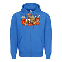 True Royal labradoodle coffee cups Zipper Hoodie - Zillion Design Studio