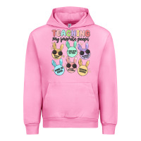 Fuchsia Pink teahing my favorite peeps malia Urban Hoodie - MaliasSmallBusiness