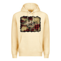 Pina Colada buffalo plaid christmas camouflage glitter background Premium Hoodie - Jasminsmagicworld