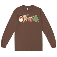 Chestnut christmas gingerbread cookies Long Sleeve Tee - MaliasSmallBusiness