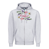 Floral Mother Zipper Hoodie | Teevron