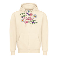 Sandshell floral mother Zipper Hoodie - RanaPortraitStore