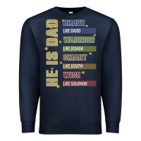 Navy bible verses Premium Sweatshirt - JahusDesignShop