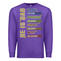 Purple bible verses Premium Sweatshirt - JahusDesignShop