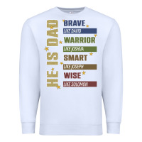 White bible verses Premium Sweatshirt - JahusDesignShop